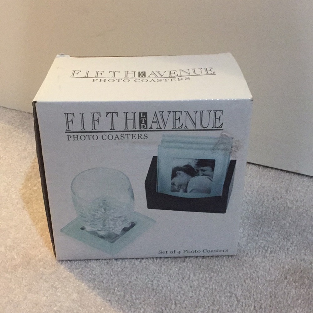 NIB photo coasters